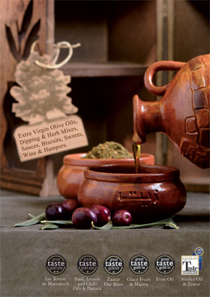 Terra Rossa Olive Oil Jug with Awards